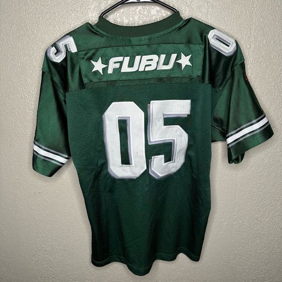 VTG FUBU Green Jersey 05 Size M - Picture 3 of 5